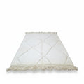 Classic Beni Ourain Amazigh Rug – Handwoven Ivory Moroccan Wool with Diamond Motifs