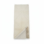 Tonal Ivory Beni Ourain Rug – Handmade Diamond Lattice Wool Shag