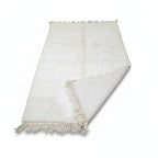 Minimalist Beni Ourain Moroccan Rug – Ivory Handwoven Wool
