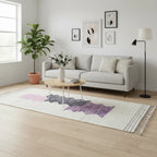 Rainbow Diamond Azilal Moroccan Rug – Handmade Multi-Color Geometric Tribal Wool Shag