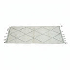 Abstract Narrative Azilal Moroccan Runner – Handmade Multi-Color Tribal Story Wool Shag