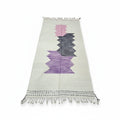 Rainbow Diamond Azilal Moroccan Rug – Handmade Multi-Color Geometric Tribal Wool Shag