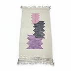 Rainbow Diamond Azilal Moroccan Rug – Handmade Multi-Color Geometric Tribal Wool Shag