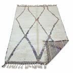 Rainbow Diamond Moroccan Azilal Rug – Handmade Multi-Color Tribal Wool Shag