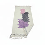Rainbow Diamond Azilal Moroccan Rug – Handmade Multi-Color Geometric Tribal Wool Shag