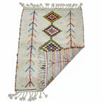 Rainbow Diamond Azilal Moroccan Rug – Handmade Multi-Color Tribal Wool Shag